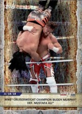 2020 Topps Road to Wrestlemania Foil #4 Champion Buddy Murphy def Mustafa Ali