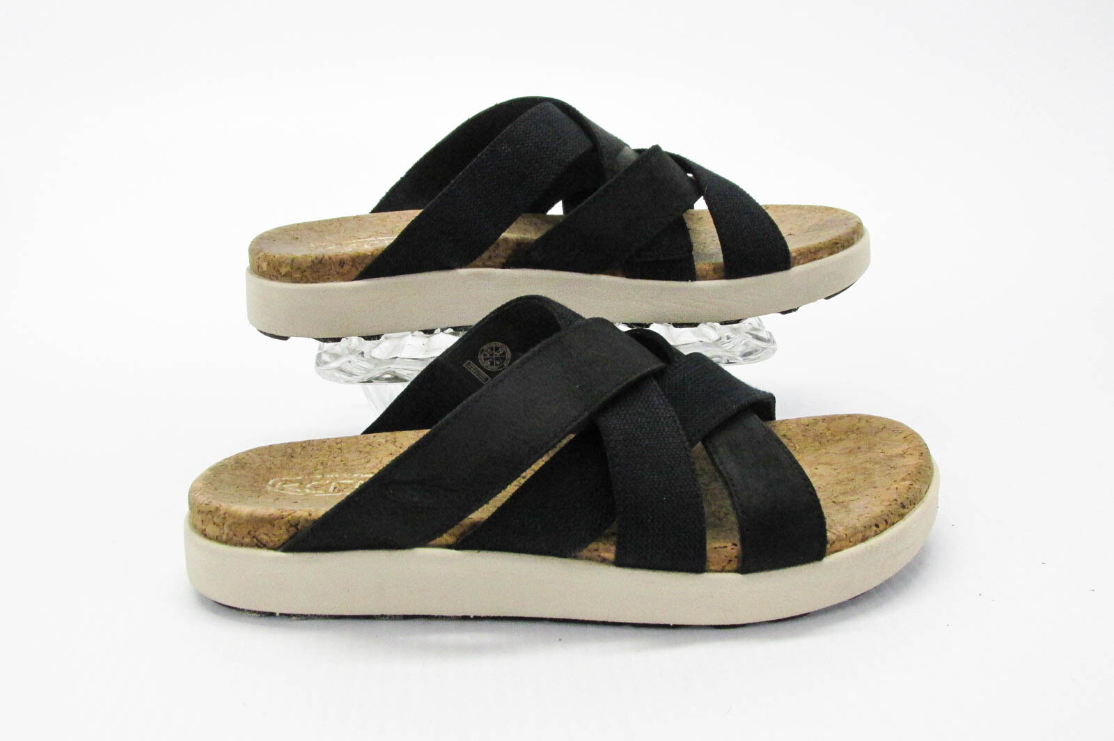 Scarpe sandali donna Keen Elle Slide taglia 10M nere sportive sportive usate qp