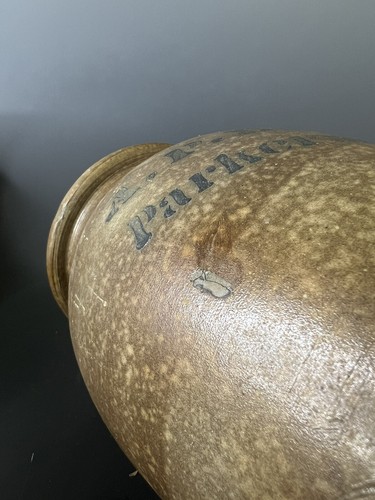Antique A. P. Donaghho 8” Stoneware Wax Sealer Parkersburg WV - Picture 12 of 12