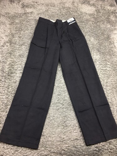 Arrow Chino Dress Pants Boys Size 18 Reg Dark Blue Navy Straight Leg - Picture 3 of 15