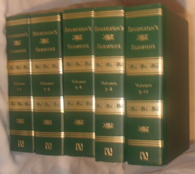 スポルジョン説教集 \"Spurgeon's Sermons\" 10巻 Spurgeon's Sermons 10-volume set (5 books) by C. H. Spurgeon