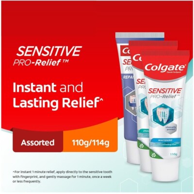 Colgate sensitive PRO-Relief toothpaste (110g x10pcs)(original)