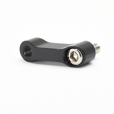 Spiegelverlängerung Aluminium M10 schwarz für Suzuki, Honda, BMW, etc.