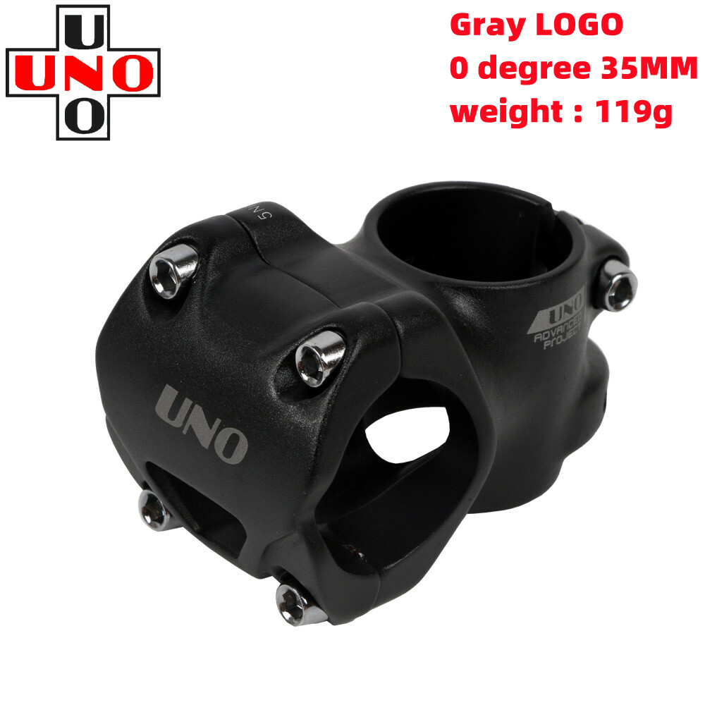 UNO Bicycle Stems AM Downhill Mountain bike Stem Short Riser 0 Degree