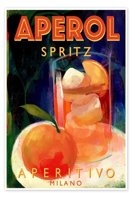 Poster Aperol Spritz Aperitivo, Milano - Marco Marella