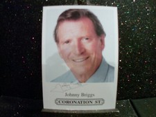 Johnny Briggs (Mike Baldwin) Pre-Print Coronation Street Original Cast Card. Tv