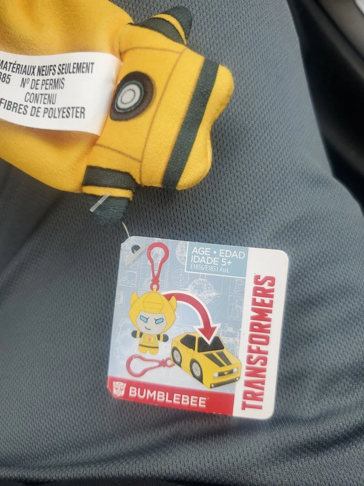 Mochila Transformers Clip de Peluche Ons Bumblebee Hasbro 2017 Foto 4 de 4