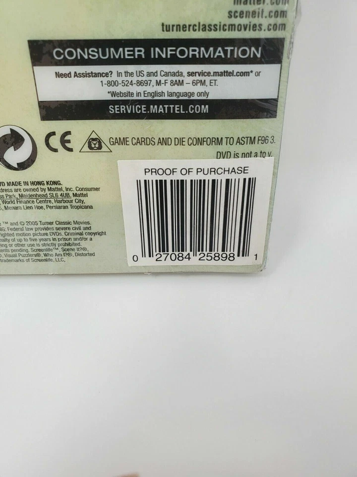 Scene It? DVD Game: Turner Classic Movie Edition Expansion Pack NEW Sealed - Image 3 of 4