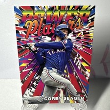 2025 Topps Series 1 Celebration COREY SEAGER Power Players RANGERS #PP-25
