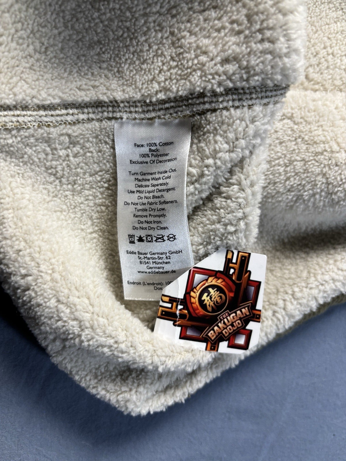 Eddie Bauer Men’s Tall Large Sherpa Lined Waffle Thermal Green TL image 5
