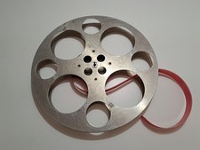 35mm GOLDBERG Feature Film Reel 17" 3000'  5' RED Leader Hollywood Decoration