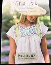 Indygo Junction HANKIE STYLE Fashions Made with Hankies Pattern Book UNCUT