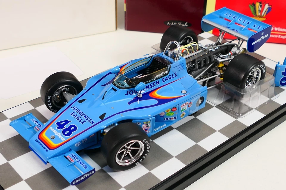 CARRUSEL 1 #4701 AAR EAGLE 1975 Indianapolis 500 ganador #48 b. Nuestra escala 1/18 Foto 2 de 4