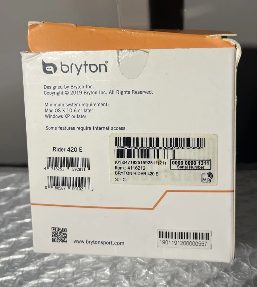 Bryton Rider 420 GPS Boxed Cycle Display - Image 4 of 4