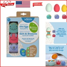 Float  Hatch Dino Eggs: Multi-Use Bath Toy for Toddlers 6m , Enhances Skills