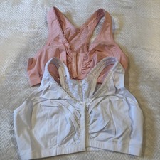PICK SIZE / COLOR - Glamorise 1908 Front Closure Wirefree T-Back Comfort Bra
