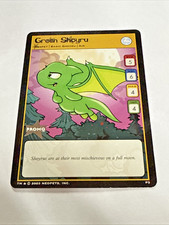Neopets TCG Trading Card Promo Green Shoyru 2003 NEW Sealed RARE