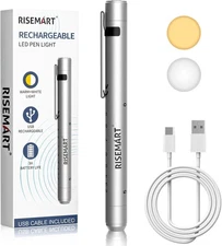 Rechargeable Pen Light for Nurse, Rechargeable LED Portable Medical PenLight for