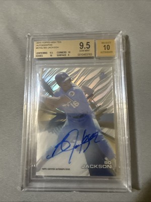 2015 Topps High Tek Bo Jackson Auto BGS 9.5