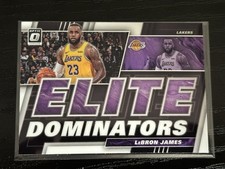 2019-20 Panini Donruss Optic Lebron James Elite Dominators #19 Lakers