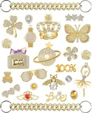 Shoe Charms Bling for Croc Jewelry Accessories Decoration for Women Girls Party