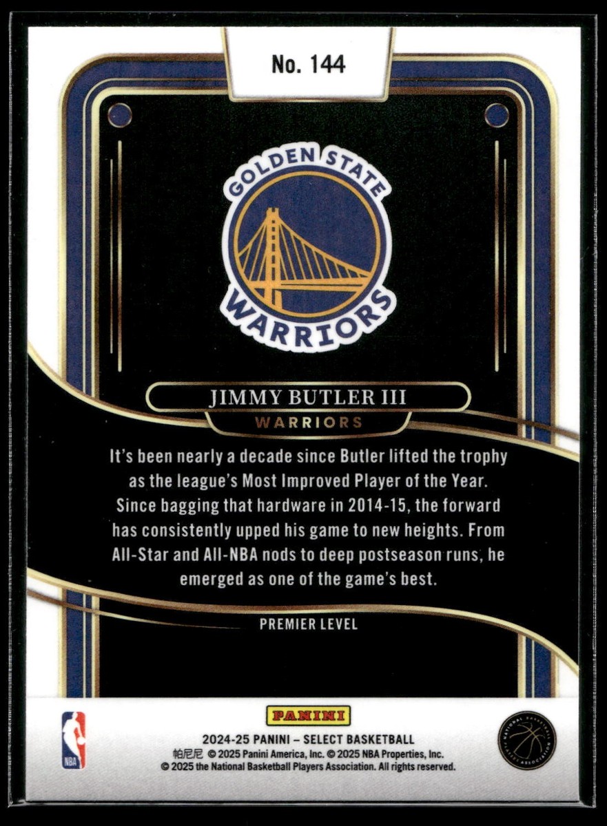 2024-25 Select Jimmy Butler III PREMIER LEVEL RETAIL BLUE PARALLEL