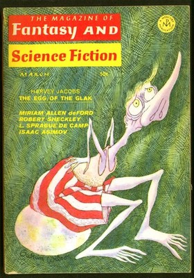 FANTASY & SCIENCE FICTION Isaac Asimov L Sprague De Camp Jacobs ++ 3 1968