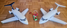 Playmobil 2x Lufthansa Passagierflugzeug mit Tankfahrzeug und Zubeh&ouml;r