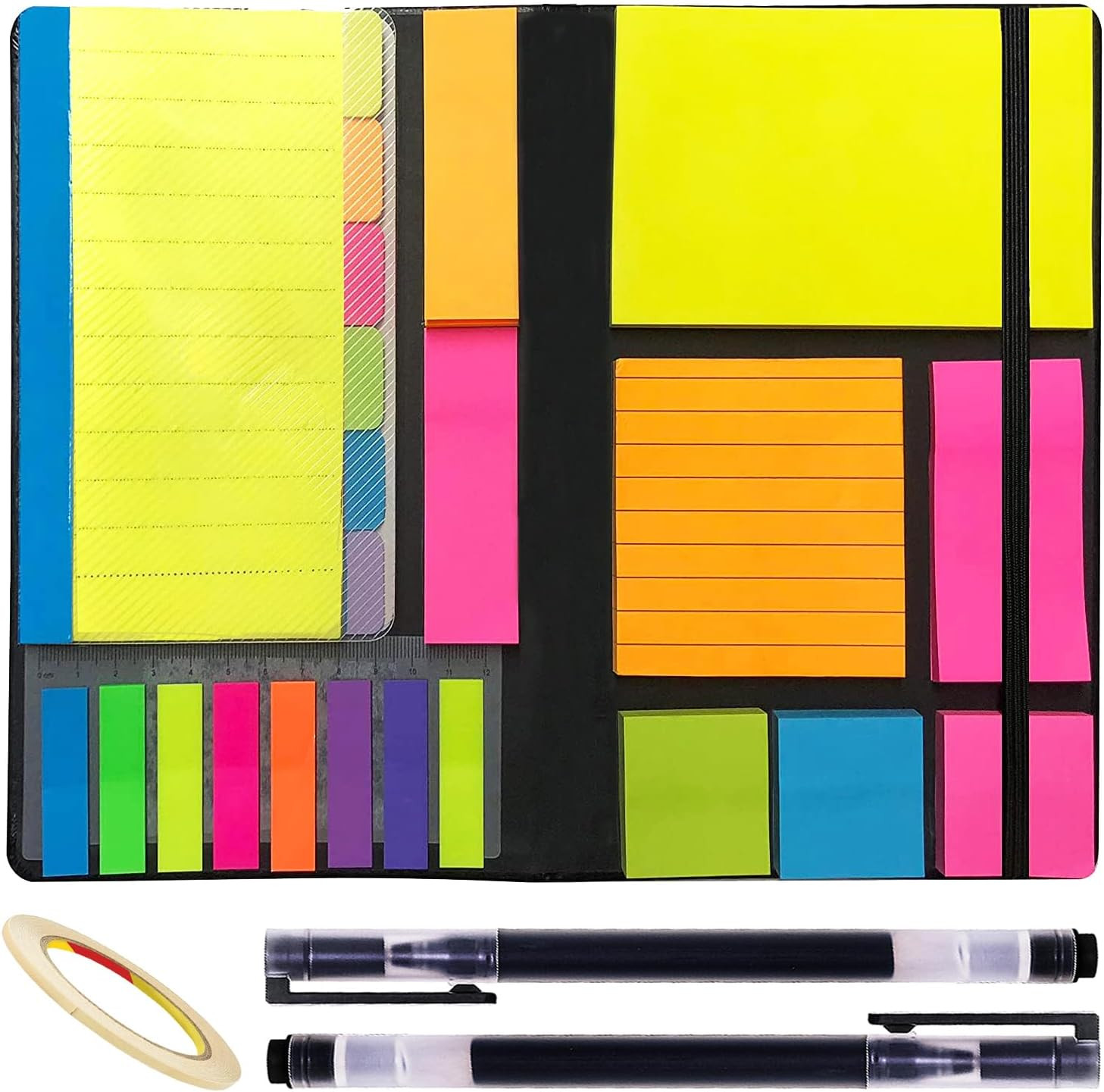 Sticky Notes Set 710 Pack, Divider Sticky Notes Tabs, Office Supplies, Planner S-image
