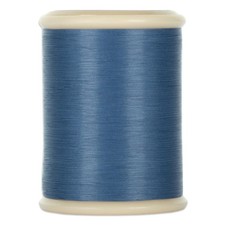 YLI Hand Quilting Thread - 100 Egyptian Cotton, Glazed, Strong  Gray Blue