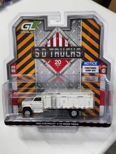 Greenlight S.D. Trucks 1980 Chevrolet C-70 Grain Truck White Weathered 1/64