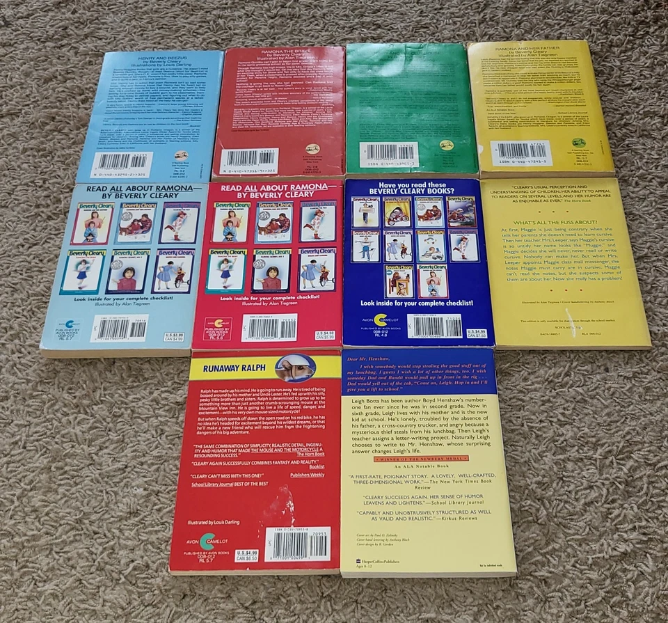 Vintage Paperback Beverly Cleary Children's Books - Lot of 10 - Image 3 of 4