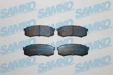 SAMKO Bremsbeläge Bremsbelagsatz hinten für Toyota Land Cruiser Mitsubishi V80