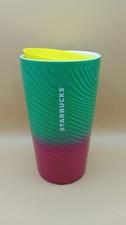 Starbucks 2023 Spring Travel Tumbler Green Pink Yellow New