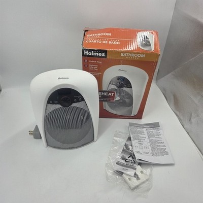 RARE Holmes Digital Bathroom Heater Fan 1500W Space Pre-Heat Timer HFH436 Great