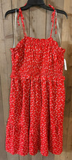 Time and Tru Pipped Midi Dress Size Large (12-14) NWT