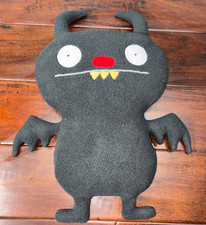 UglyDoll Batty Shogun Plush 15" Black Bat Stuffed Animal Soft Toy Pretty Ugly