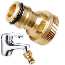 Wasserhahn Adapter Schlauchkupplung Schnellkupplung Gartenschlauch Anschluss