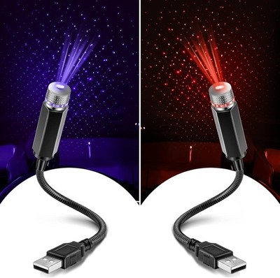 2 Proyector Estrellado Usb Luz De Techo Para Coche luces de techo para interior