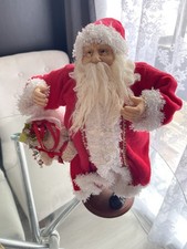 Large Vintage 43cm Standing Santa Claus w/ Presents Holiday Decoration