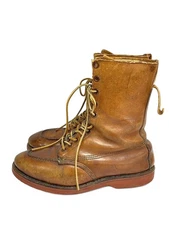 Chippewa Lace Up Boots Us9 Brw Leather 4790 Kfk30