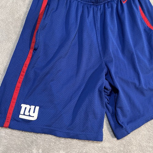 New York Giants Shorts Mens 2XL XXL Blue Nike NFL Equipment Training Athletic - Picture 2 of 12