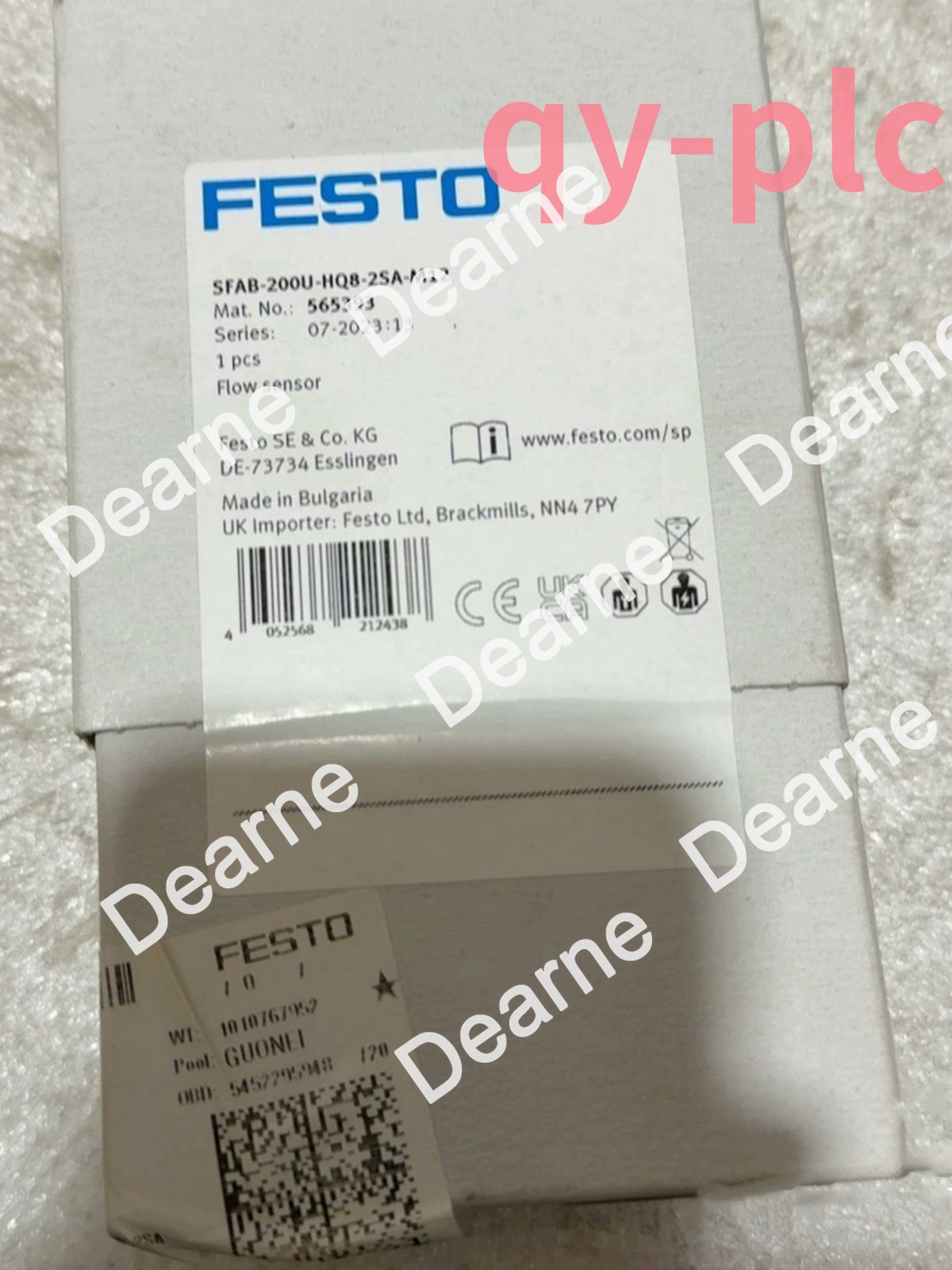 1pc brand New Festo SFAB-200U-HQ8-2SA-M12 flow sensor Fast via FedEx or DHL