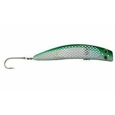 Pro-Troll Green Herring Fishing Lure Size 5.0 Electronic E-Chip Rigged Swivel