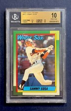 Sammy Sosa 1990 Topps Tiffany #692 BGS 10 Pristine POP 6
