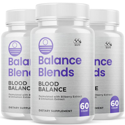 (3 Pack) Balance Blends Advanced Support Blood Supplement BalanceBlends 180 Caps