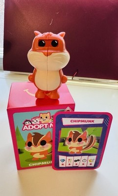 New McDonald's Happy Meal 2023 Adopt Me! Animal Toy #2 Chipmunk New In Box