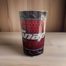 Snap-on Tools Garbage Waste Trash Can New 15x10 Metal Ssx13t109 Used Good Snap-on Tools Garbage Waste Trash Can New 15x10 Metal Ssx13t109 Used Good