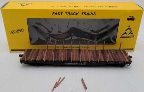 Coche plano de madera calibre S American Models con estacas #115110 EX/caja | Zustand: Used