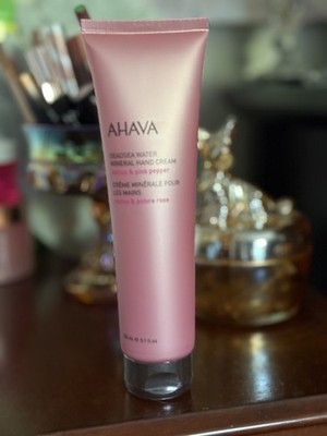 AHAVA Deadsea Water Mineral Hand Cream Cactus & Pink Pepper 5.1 oz New SEALED